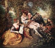 The Love Song Jean-Antoine Watteau